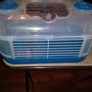 Portable hermit crab cage.